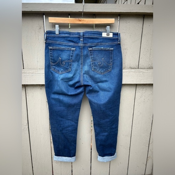 AG Adriano Goldschmied The Cigarette Roll Up The Stilt Roll Up Sz 31 - Picture 4 of 6